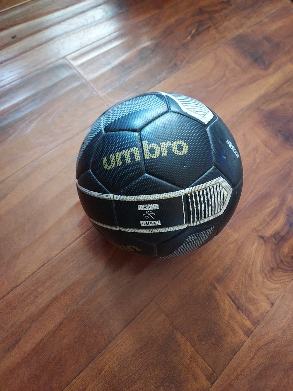 Umbro Black and Gold Indoor/Outdoor Soccer Ball
